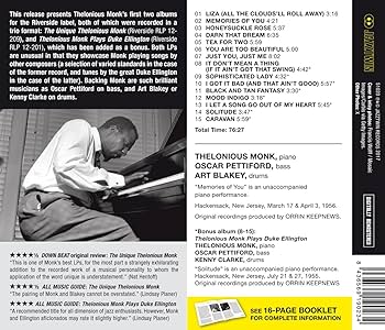 ジャズ Artistry Of Thelonious Monk Twin Deluxe ARTISTRY OF THELONIOUS MONK TWIN DELUXE / 2LP | eBay